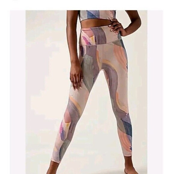 Athleta Women's Elation 7/8 Tight Vibrance Orchid Pink High Waist Small - Picture 1 of 8